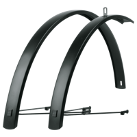 Sks Spatbordset 28 (622) edge al 56mm aluminium mat-zwart