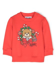 Moschino Kids sweat à imprimé Teddy Bear - Rouge