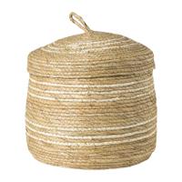 Opbergmand rond - beige - ø30x30 cm Opbergmand rond - beige - ø30x30 cm