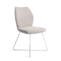 Jesper Home Eetkamerstoel 'Ikata' Cross White, kleur Pretty Plaster