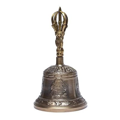 Bel met Ganesha en Ohm (21 cm)