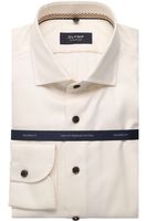 OLYMP SIGNATURE Tailored Fit Overhemd gebroken wit, Effen