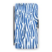 Blauwe nerven: iPhone 12 Flip Hoesje