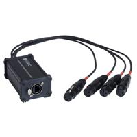 Hilec BOXRJ4XF3 RJ45 / XLR3F adapterdoos voor audio of DMX signaal