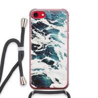 Golven: iPhone SE 2020 Transparant Hoesje met koord