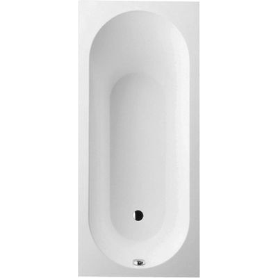 Villeroy & Boch Oberon bad - 170x70cm - quaryl rechthoekig met poten wit ubq177obe2v-01
