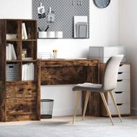 Bureau Gerookt eiken 90 x 40 x 76 cm Bewerkt hout