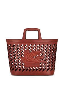 ETRO sac cabas Pegasus à découpes - Marron