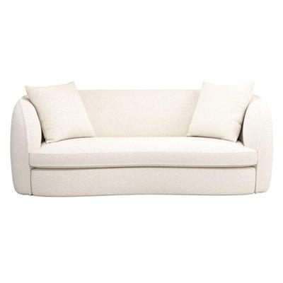 Leen Bakker - Bank Enzio 3,5-zits - Sirena - Stof - Crème - 97x215x75 Cm