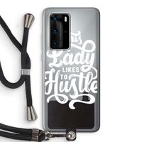 Hustle Lady: Huawei P40 Pro Transparant Hoesje met koord