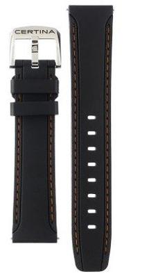 Horlogeband Certina C603024416 Nylon/perlon Zwart 20mm