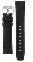 Horlogeband Certina C603024416 Nylon/perlon Zwart 20mm