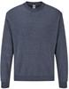 Fruit Of The Loom F324 Classic Set-in Sweat - Heather Navy - L