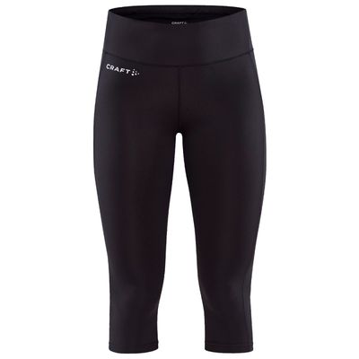 Craft ADV Essence 2 Capri 3/4 hardloopbroek zwart dames M