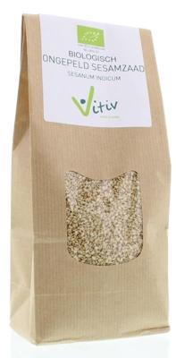 Sesamzaad ongepeld bio 500 Gram