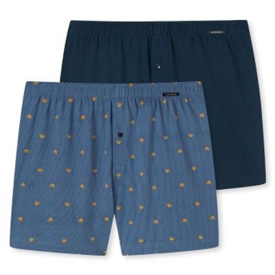 Schiesser 2 stuks Fun Prints Boxer Shorts