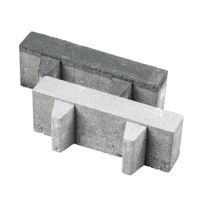 Aqua bricks waterpasserend 10x30x8cm grijs 40% open - Gardenlux