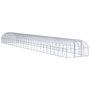 vidaXL Kippenren 3x24x2 m gegalvaniseerd staal