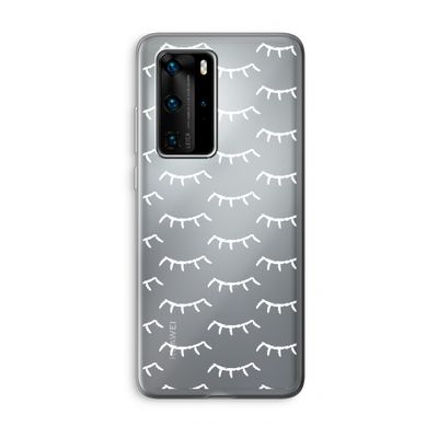 Wimpers: Huawei P40 Pro Transparant Hoesje
