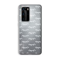 Wimpers: Huawei P40 Pro Transparant Hoesje