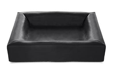 Bia bed kunstleer hoes hondenmand zwart