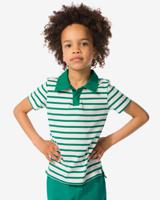 HEMA Kinder Polo Strepen Groen (groen) - thumbnail