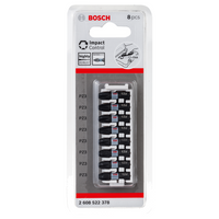 Bosch Accessoires Schroefbitpack Impact Insert | PZ3 | 25 mm | 8 stuks - 2608522378 - thumbnail