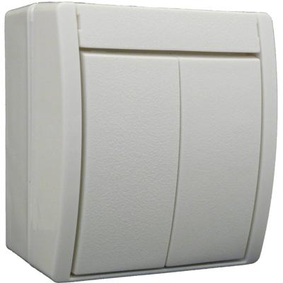 Busch-Jaeger 2601/5 W-54 Ocean (opbouw) Serieschakelaar spatwaterdicht Wit