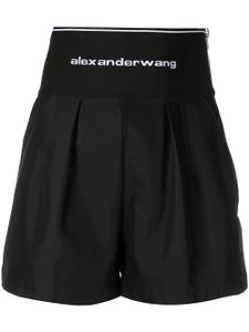 Alexander Wang short à bande logo - Noir