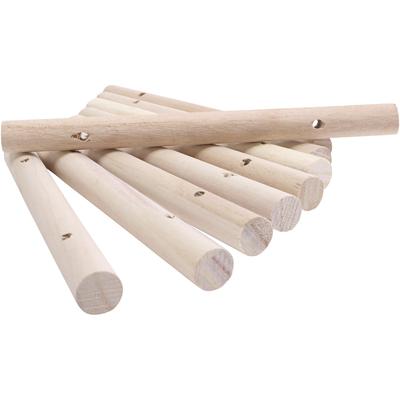 Creativ Company Houten staven voor onderzetter, d 14-15 mm, afm 18 cm, gatgrootte 4 mm, 108 stuk/ 1 doos