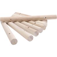 Creativ Company Houten staven voor onderzetter, d 14-15 mm, afm 18 cm, gatgrootte 4 mm, 108 stuk/ 1 doos