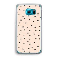 Kleine kattenkopjes: Samsung Galaxy S6 Transparant Hoesje