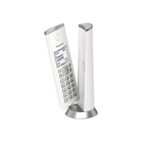 Panasonic dect design residentiële telefoon - tgk220 - met antwoordapparaat - wit