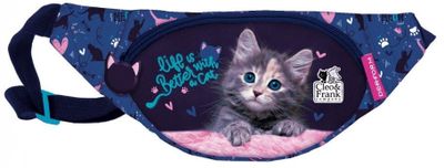 Cleo & Frank heuptas meisjes 30 cm polyester donkerblauw/roze Cleo & Frank heuptas meisjes 30 cm polyester donkerblauw/roze