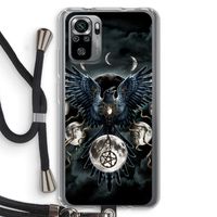 Sinister Wings: Xiaomi Redmi Note 10S Transparant Hoesje met koord