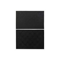 Deurmat DKD Home Decor Zwart Rubber 2 Stuks (60 x 40 x 0,3 cm)