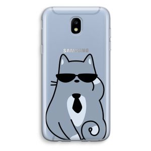 Cool cat: Samsung Galaxy J5 (2017) Transparant Hoesje
