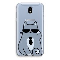 Cool cat: Samsung Galaxy J5 (2017) Transparant Hoesje Cool cat: Samsung Galaxy J5 (2017) Transparant Hoesje