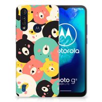 Motorola Moto G8 Power Lite Telefoonhoesje met Naam Bears - thumbnail