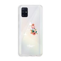 Pink Bouquet: Galaxy A51 4G Transparant Hoesje