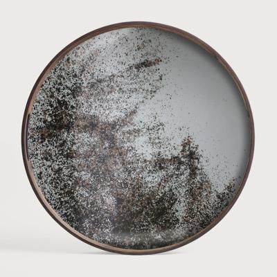 Ethnicraft Rond Dienblad 'Aged' 48cm, kleur Clear