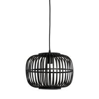 Luqaza Hanglamp Sassa - Bamboe|Zwart - Ø34cm