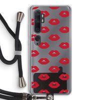 Lips: Xiaomi Mi Note 10 Pro Transparant Hoesje met koord