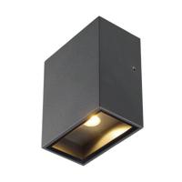 SLV Big Quad LED antraciet wandlamp