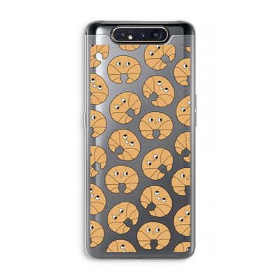 Croissant: Samsung Galaxy A80 Transparant Hoesje