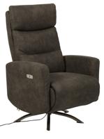 Relaxfauteuil Laculo Antraciet - Giga Living