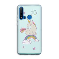 Regenboog eenhoorn: Huawei P20 Lite (2019) Transparant Hoesje