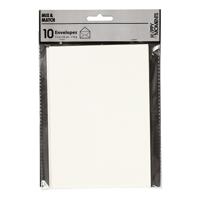 Creativ Company Enveloppen, afmeting envelop 11,5x16 cm, 110 gr, off-white, 10 stuk/ 1 doos