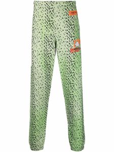 Heron Preston pantalon de jogging à pois - Vert