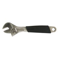 Perel Engelse sleutel 8"" 20 cm carbon-staal zilver/zwart - thumbnail